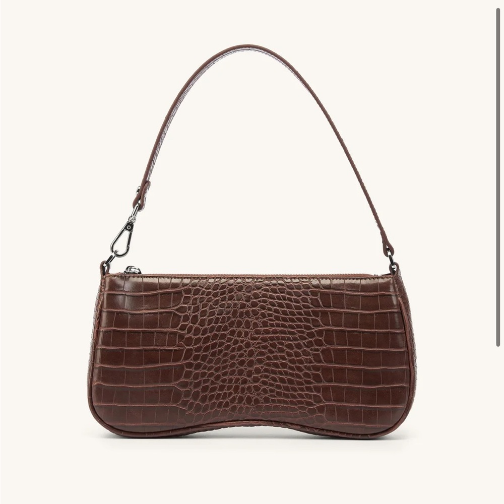 NWT JW PEI - Eva Shoulder Handbag - Brown Croc
